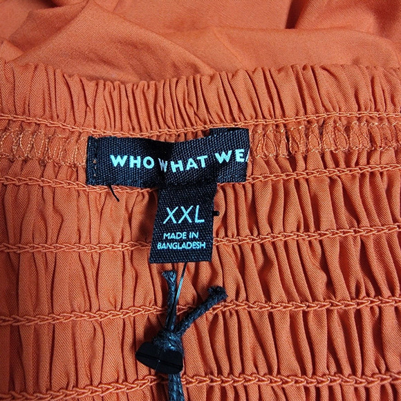 Who What Wear Sleeveless Baby Doll High Low Sundress Red Clay Women's Size XXL - Picture 10 of 11